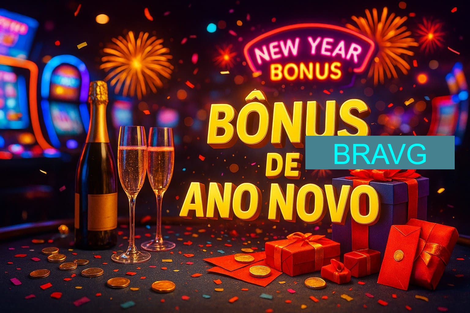 Promoções de Ano Novo no BRAVG